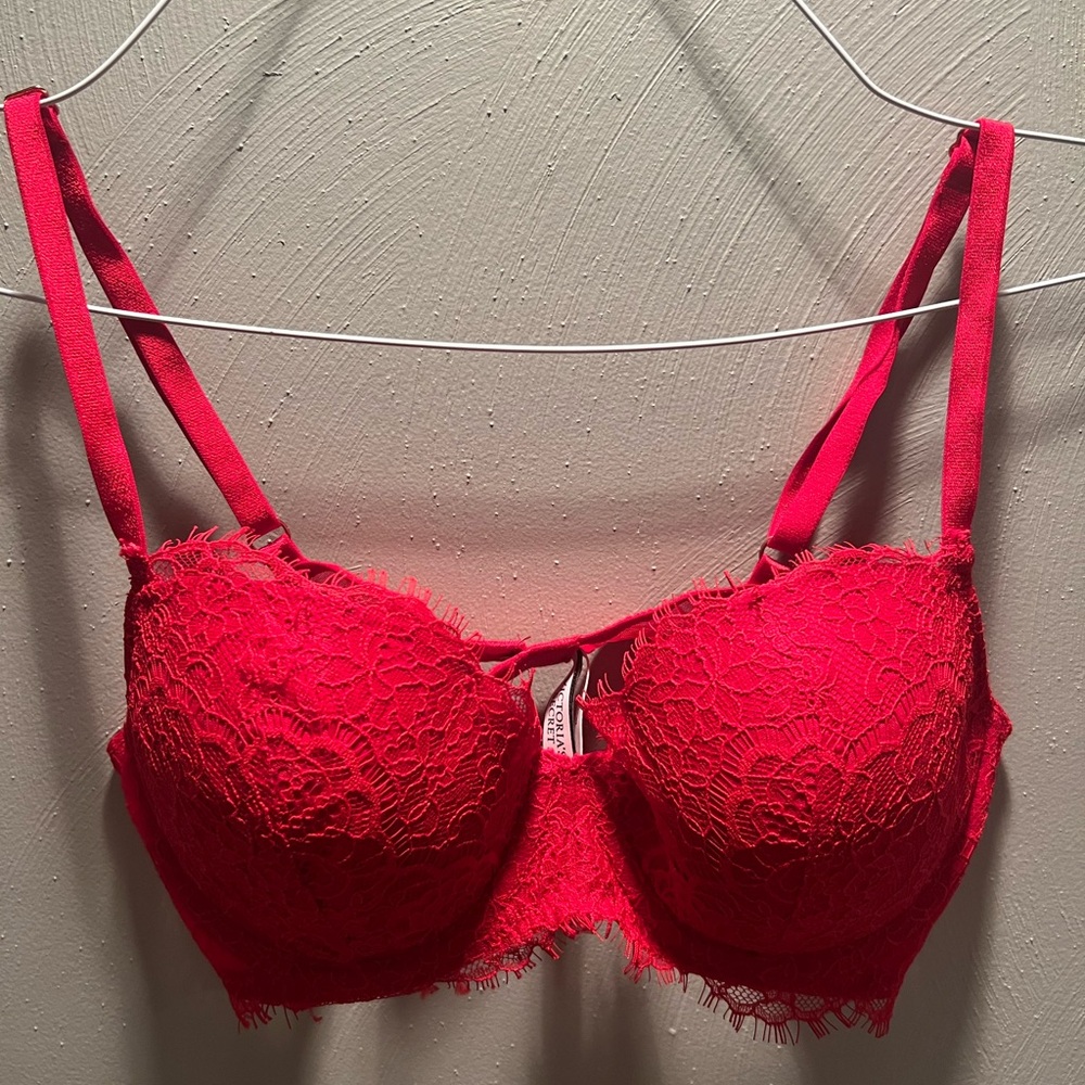 Lace Red Bra